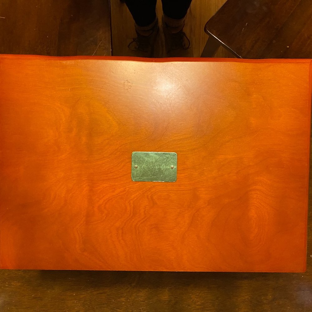 Reed & Barton silverware chest